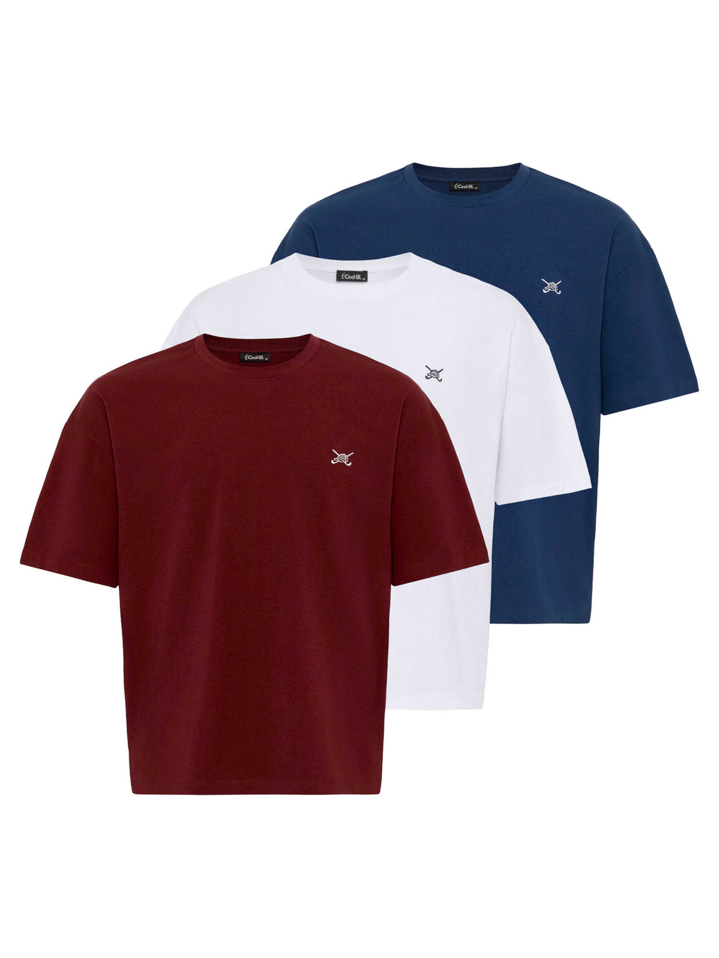 T-Shirt Cool Hill en bleu : devant