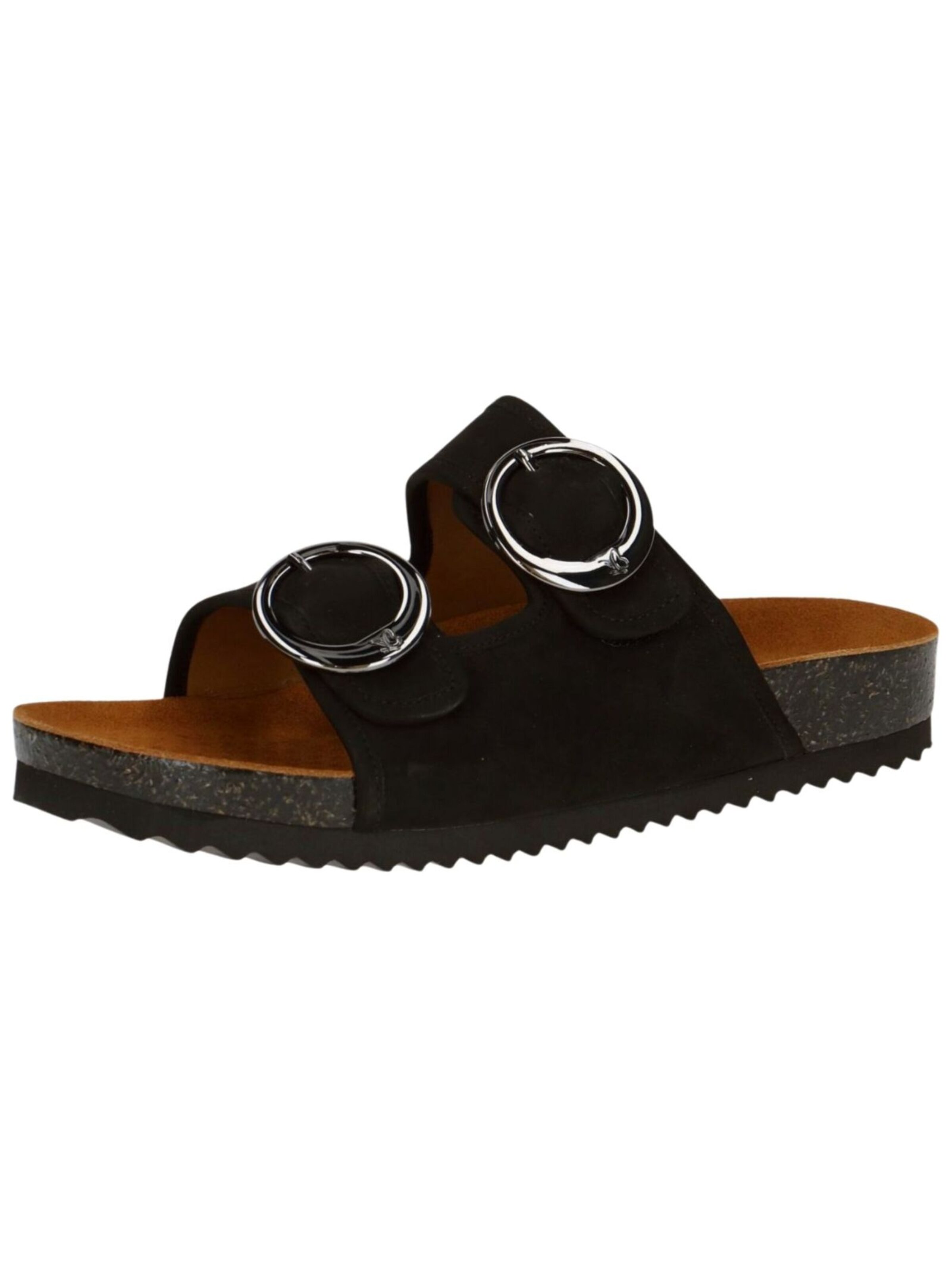 Mule CAPRICE en noir : devant