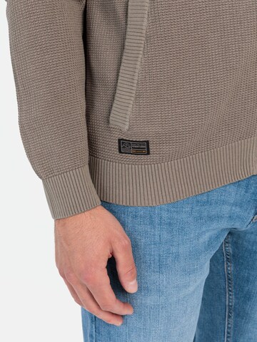 CAMEL ACTIVE Gebreid vest in Grijs