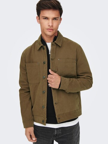 Only & Sons Jacke 'EARL' in Braun