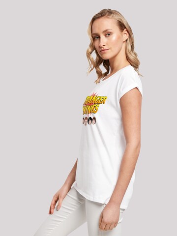 F4NT4STIC T-Shirt 'Stranger Things Comic Heads Netflix TV Series' in Weiß