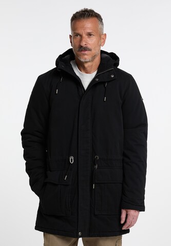 Parka d’hiver 'Imane' DreiMaster Vintage en noir : devant