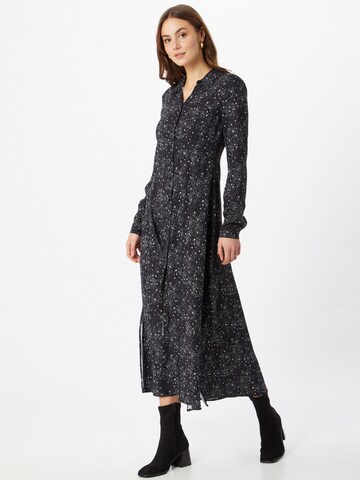 Robe-chemise Mavi en noir : devant