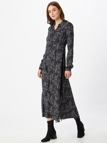 Robe-chemise Mavi en noir : devant