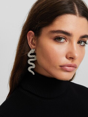 Boucles d'oreilles Bershka en argent