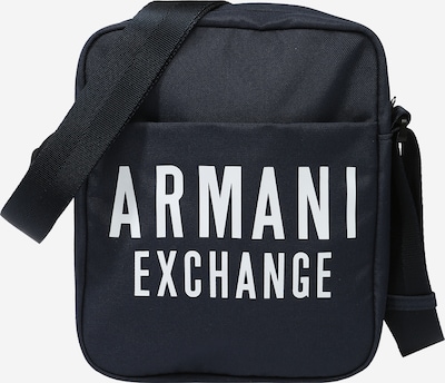 ARMANI EXCHANGE Tasche in nachtblau / weiß, Produktansicht