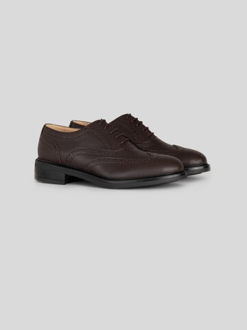 Solari Milano Schnürschuh 'Brogue'‌‌‌‌‌‌‌‌ in Braun