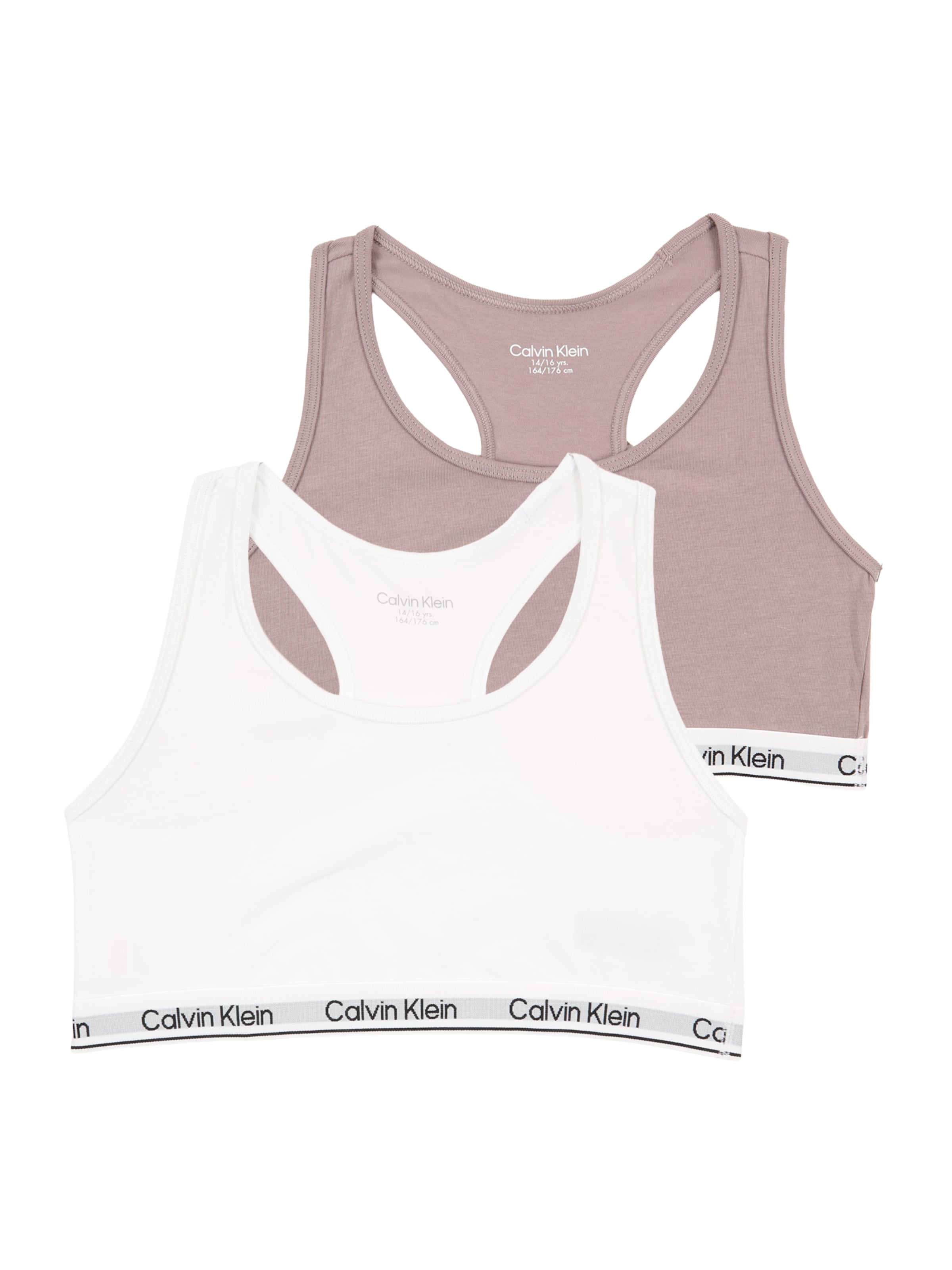 Calvin Klein Underwear Bygelfri Behå i beige: framsida