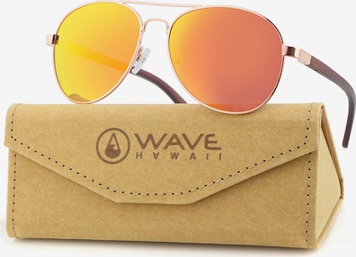 Wave Hawaii Sonnenbrille ' Lookback ' in braun / rosegold, Produktansicht