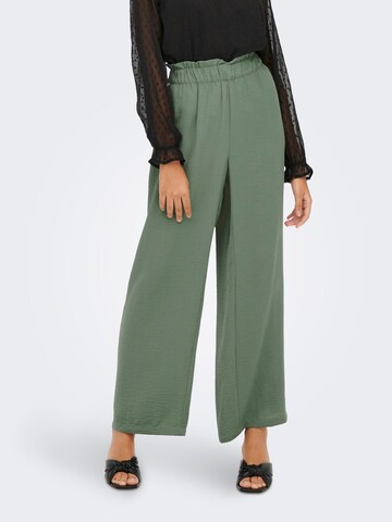 JDY Loose fit Pants 'Gry' in Green: front