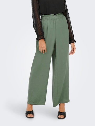 JDY - Loosefit Pantalón 'Gry' en verde: frente