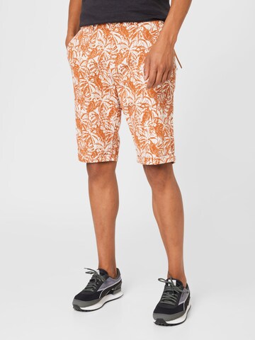 TOM TAILOR Regular Chino Pants in Orange: front