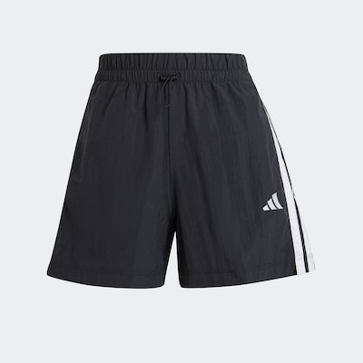 ADIDAS SPORTSWEAR Pantalon de sport en noir / blanc, Vue avec produit