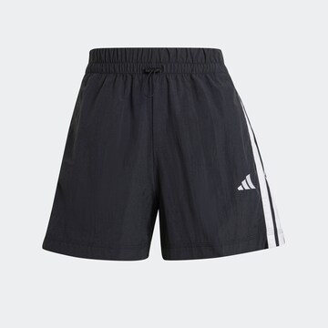 ADIDAS SPORTSWEAR Loose fit Sports trousers in Black: front