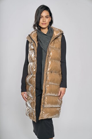 FREAKY NATION Жилетка в Бежевый: спереди