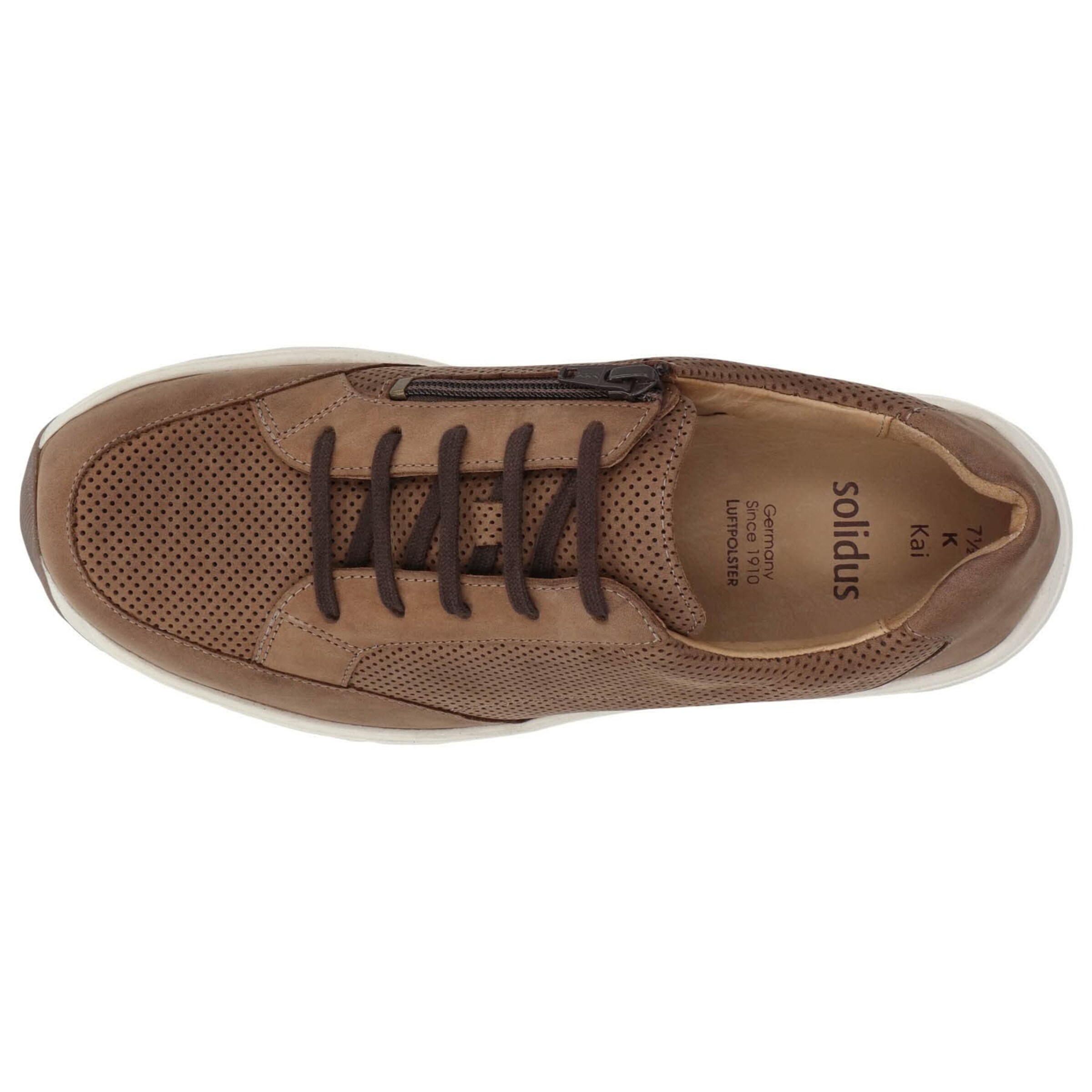 SOLIDUS Sneaker 'Kai' in Braun