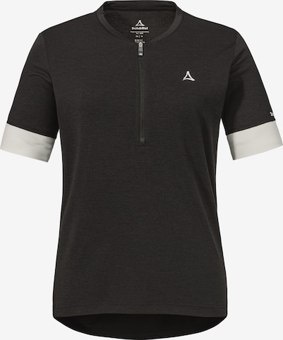 Schöffel Jersey 'CIRC' in M in Black / Mottled black / White, Item view