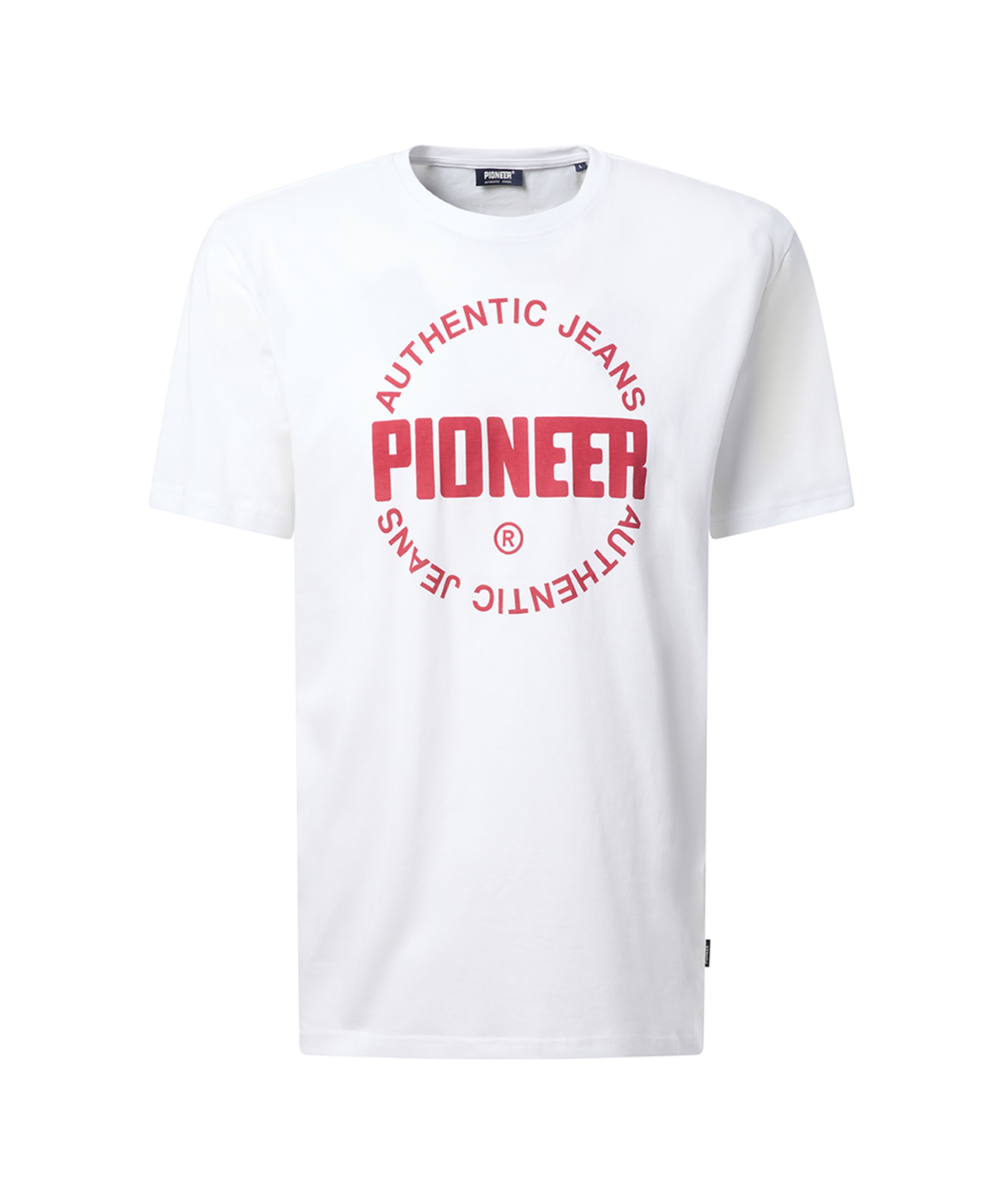 Pioneer Authentic Jeans Shirt in M in Red / White, Item view