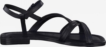 TAMARIS Sandalen met riem in Zwart