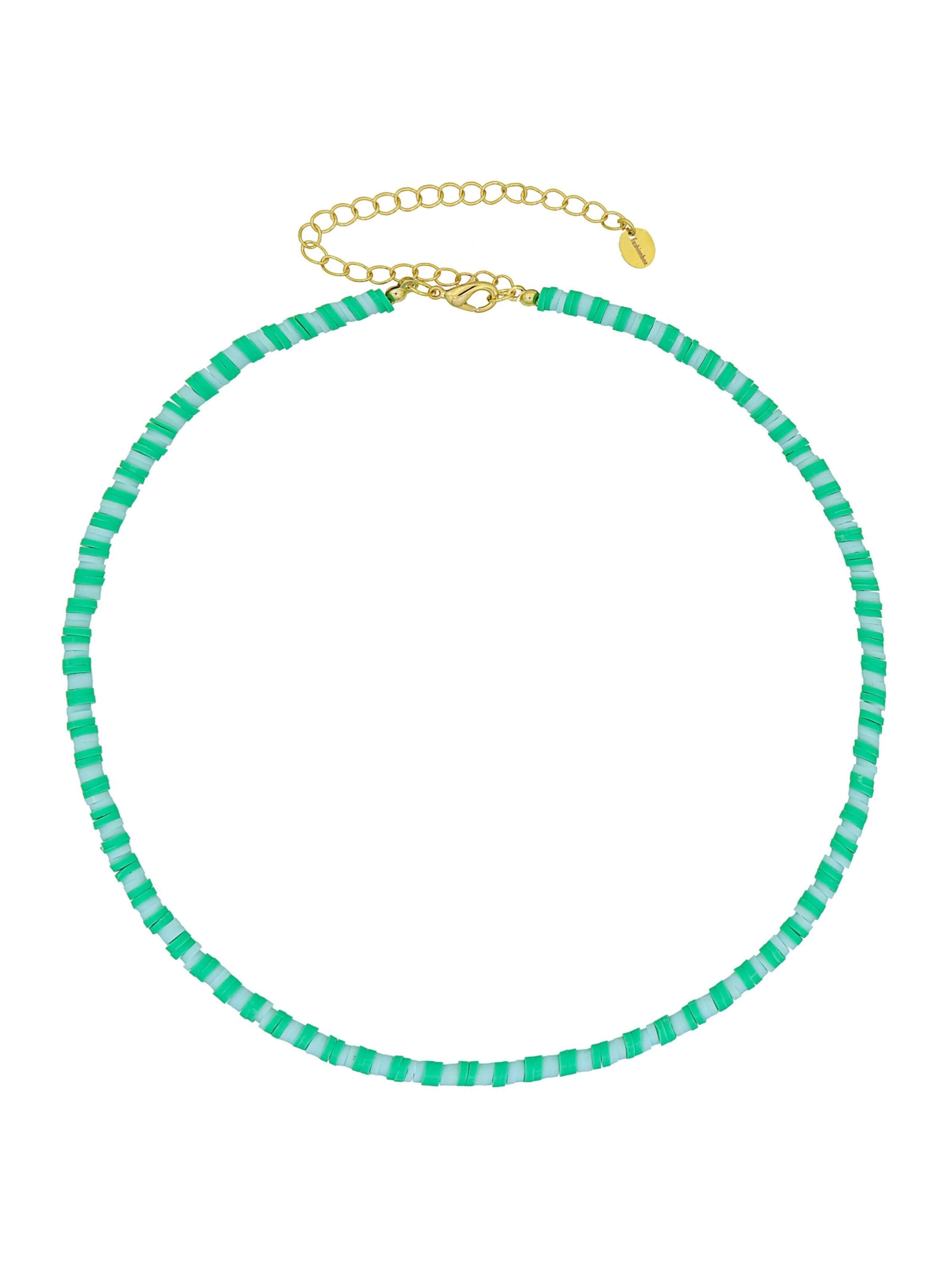 Fashionbox Necklace in Green: front