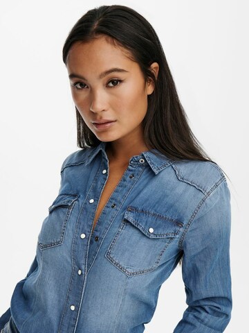 ONLY Bluza 'ROCK IT' | modra barva