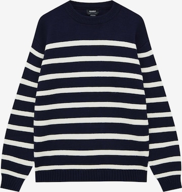 Pull&Bear Sweater in Blue: front