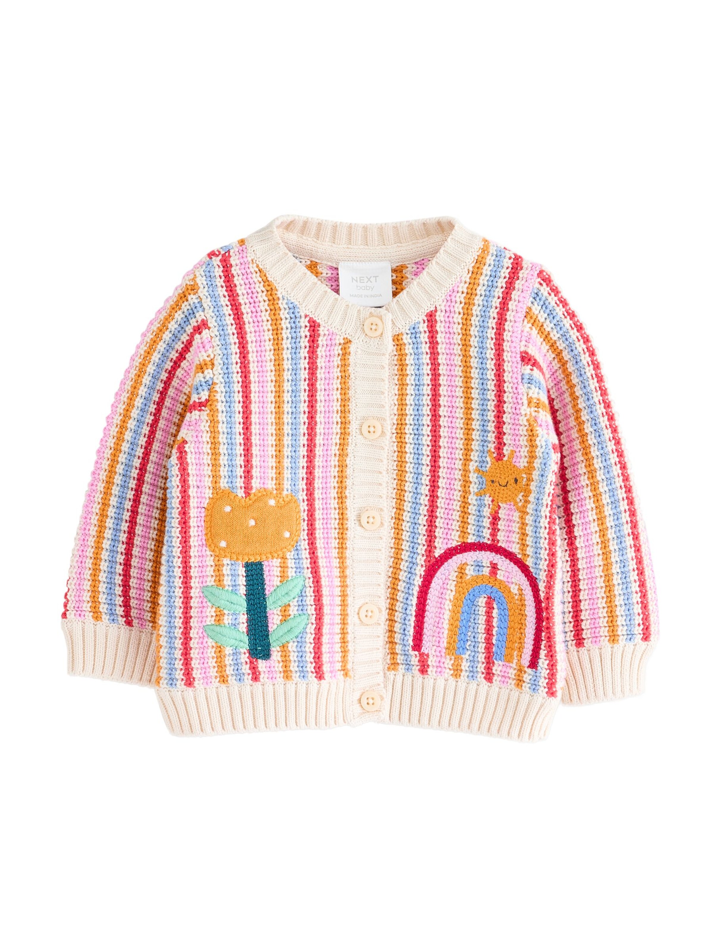 Next Strickjacke in Mischfarben: Vorderseite
