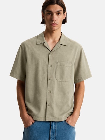 Regular fit Camicia 'VAN DOREN TENCEL CHECK' di VANS in verde: frontale