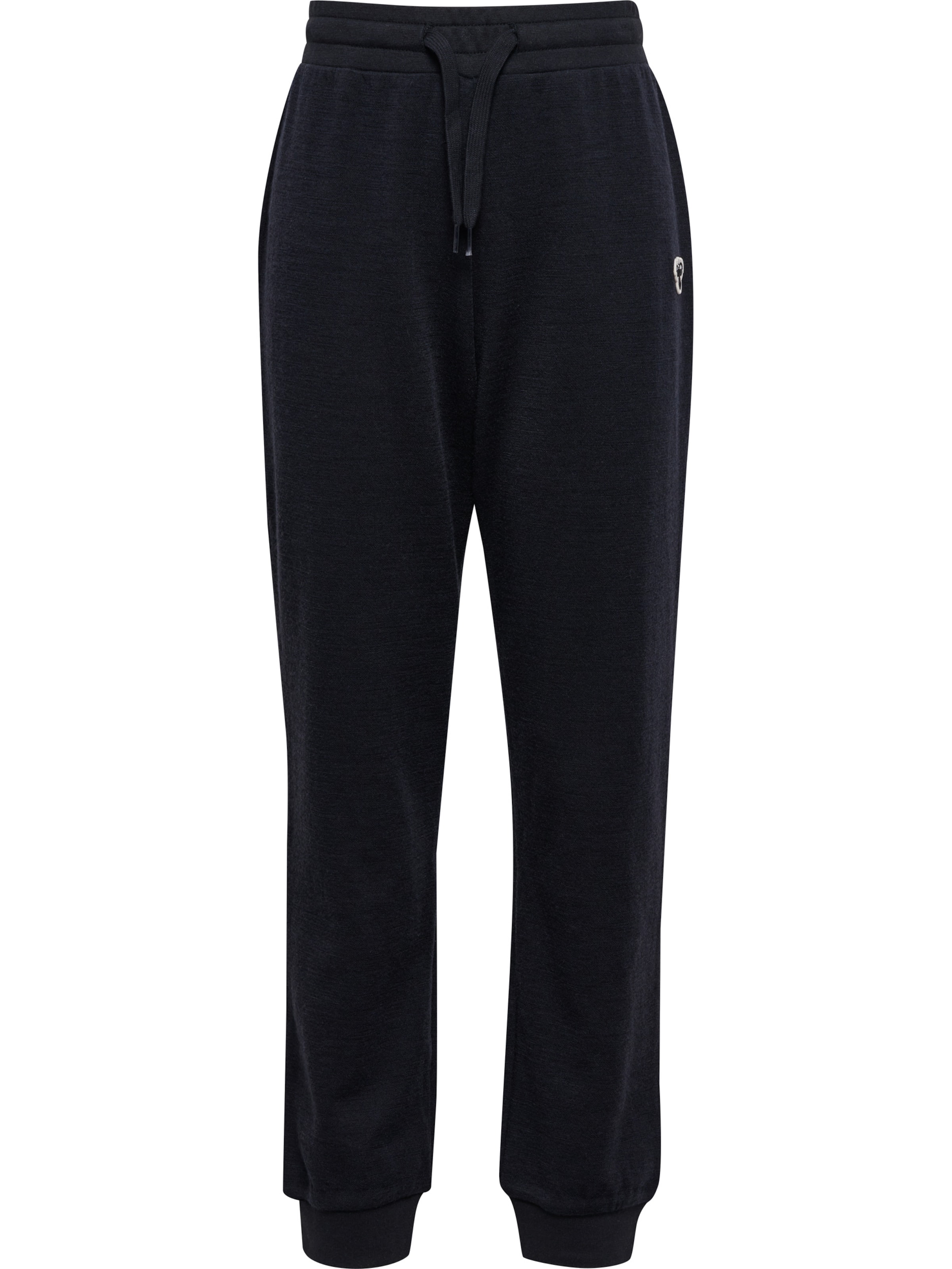 Hummel Tapered Trousers in Black: front