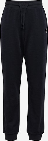Hummel Tapered Trousers in Black: front