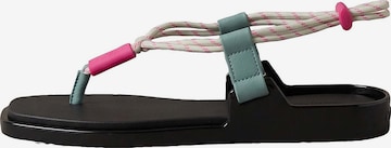 Tongs 'Harper' Calvin Klein en blanc : devant