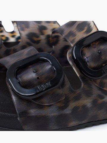 Claquettes / Tongs IGOR en noir