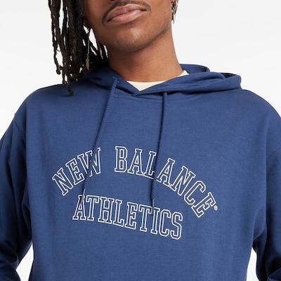new balance Sweatshirt in de kleur Blauw / Wit, Productweergave