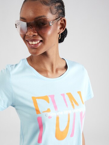 Key Largo T-Shirt 'FUN' in Blau