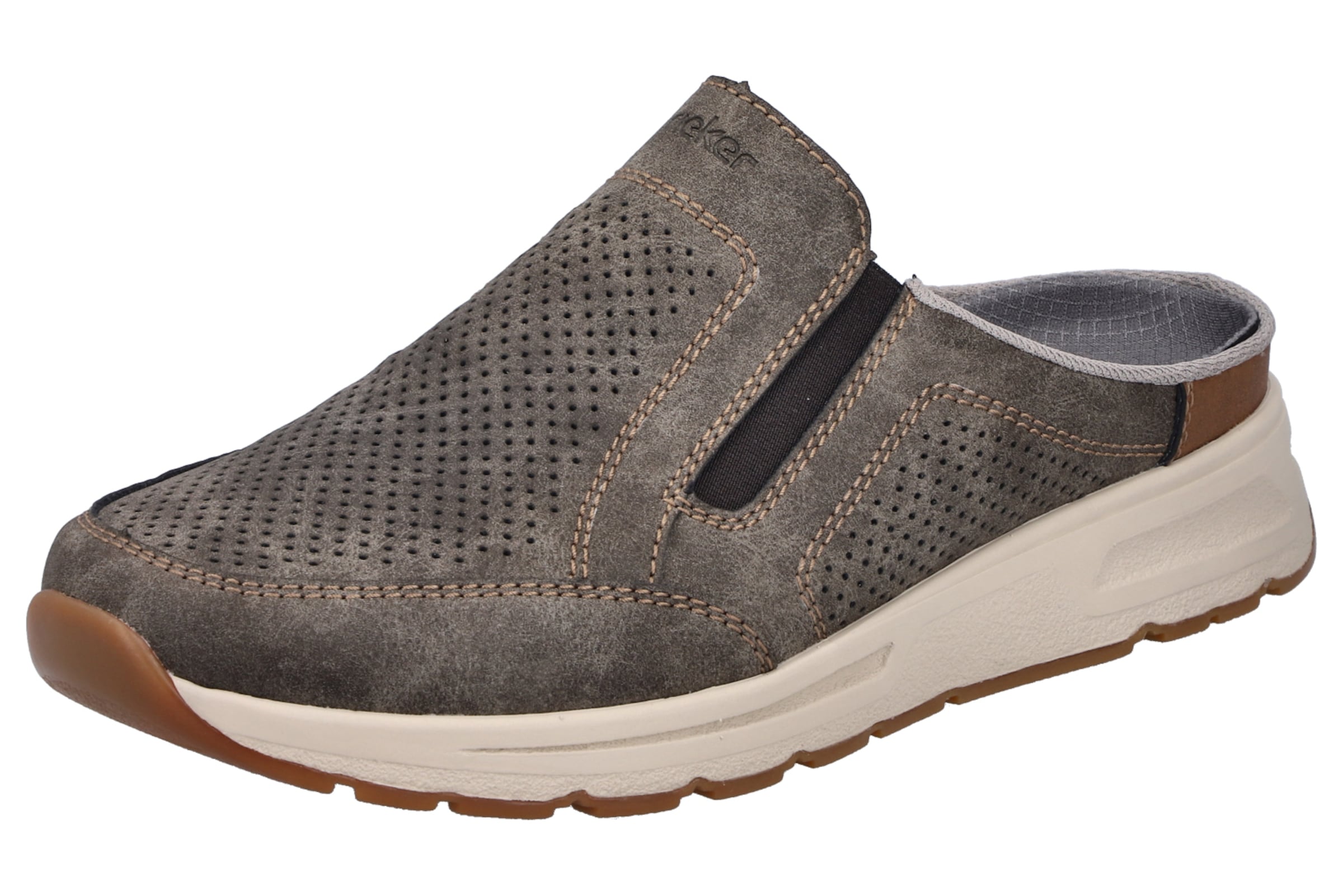 Rieker Mules in Brown: front