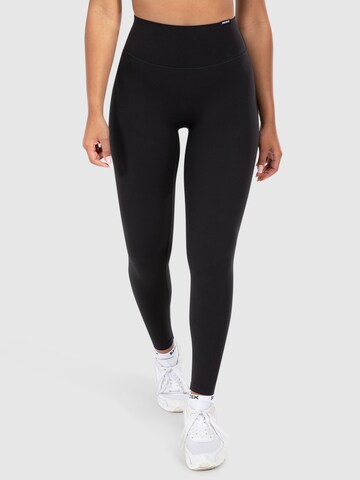Smilodox Slimfit Leggings in Zwart: voorkant