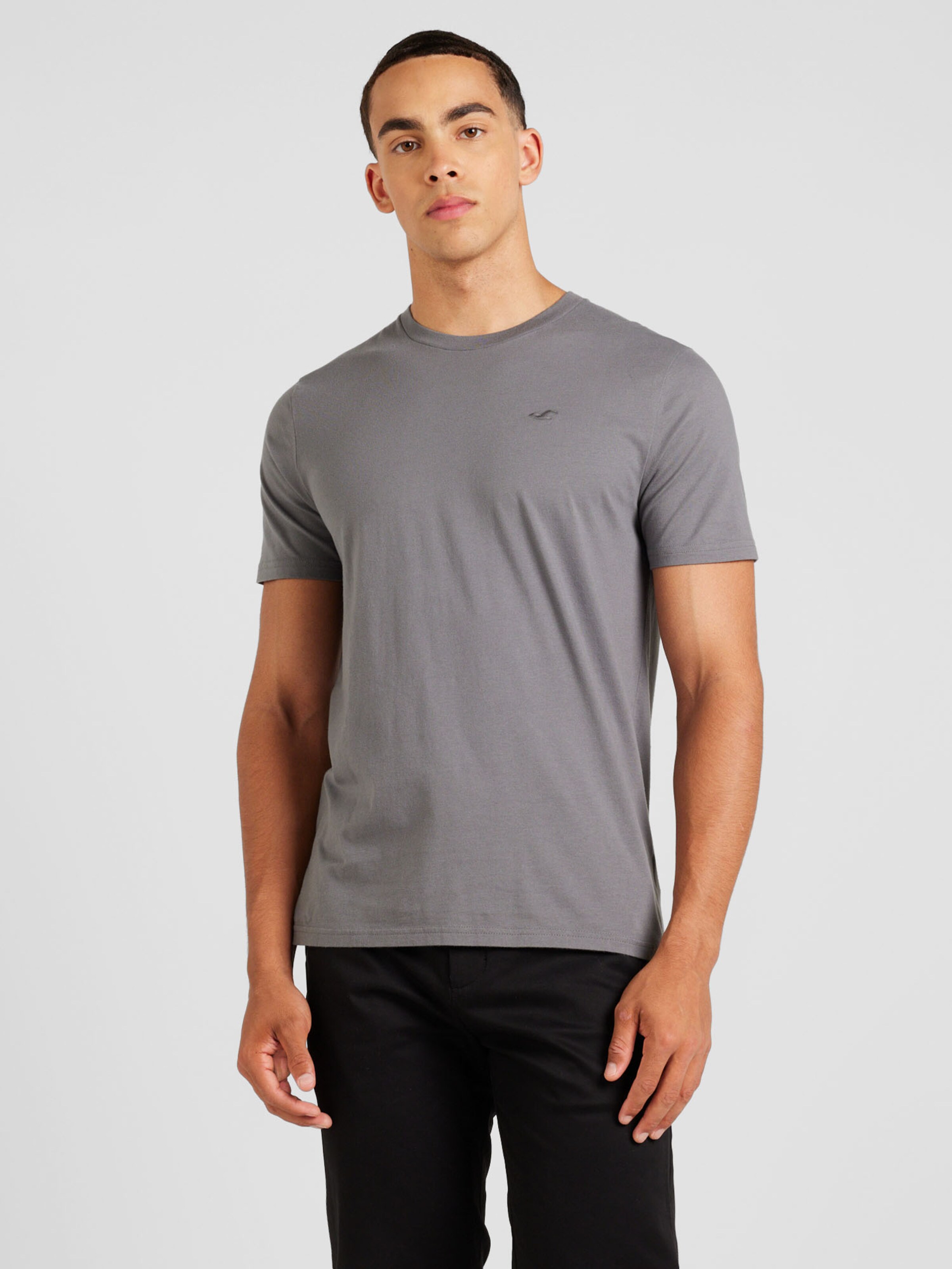 HOLLISTER T Shirt in Grau ABOUT YOU