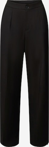 ESPRIT Loose fit Pleated Pants in Black: front