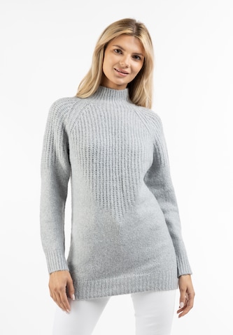 Pull-over 'Lynnea' usha WHITE LABEL en gris : devant