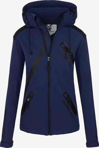 Rock Creek Outdoor Jacket in Blue: front