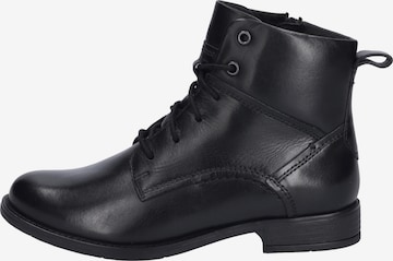JOSEF SEIBEL Lace-up bootie 'SIMONA' in Black: front