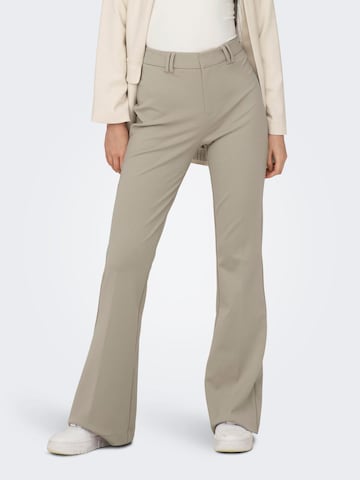 évasé Pantalon à plis 'PEACH' ONLY en beige : devant