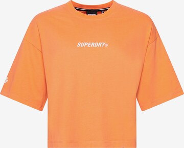 Superdry Shirt in Oranje: voorkant