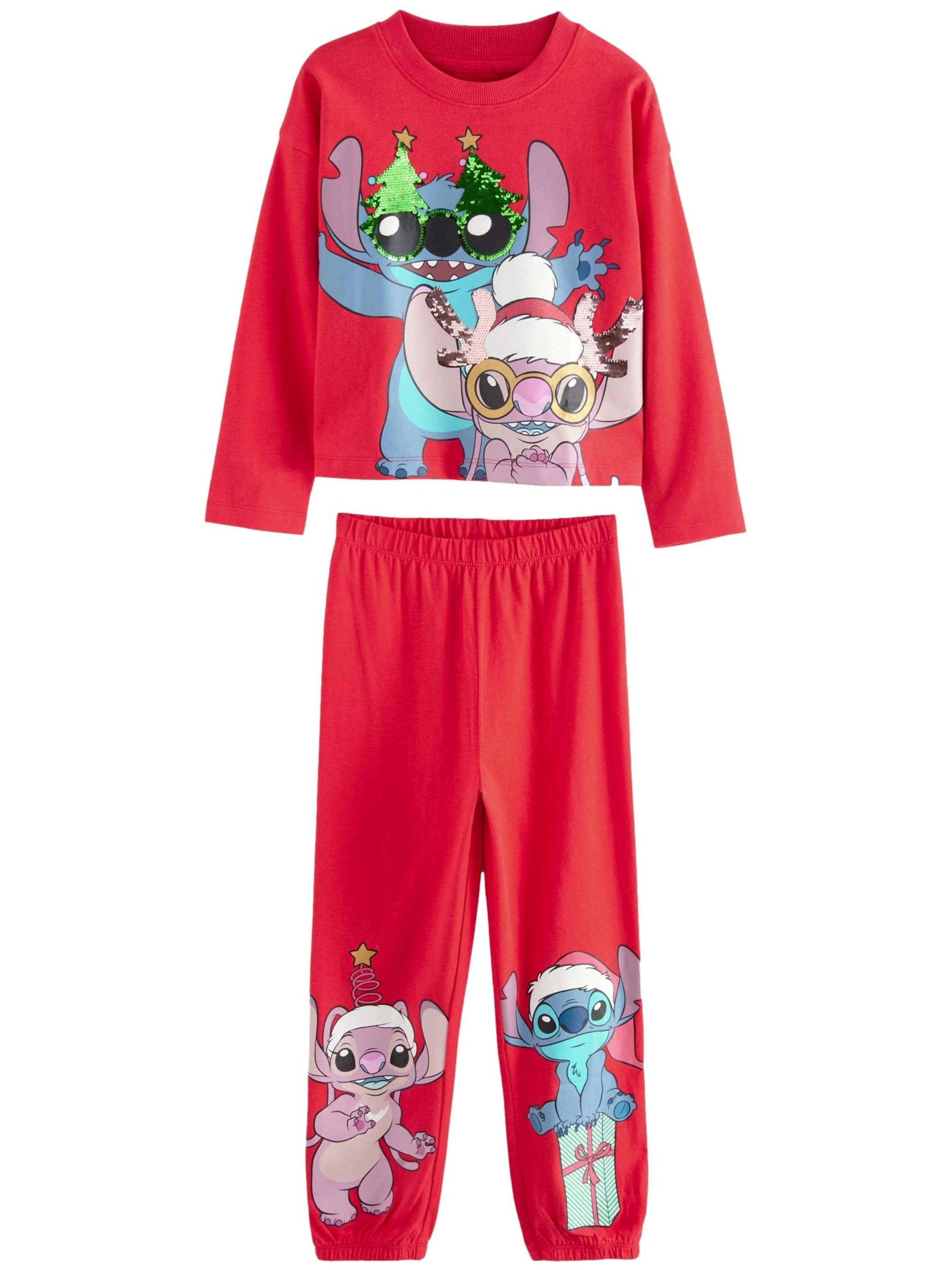 Next Ruhák alváshoz 'Lilo und Stitch' - piros: elől