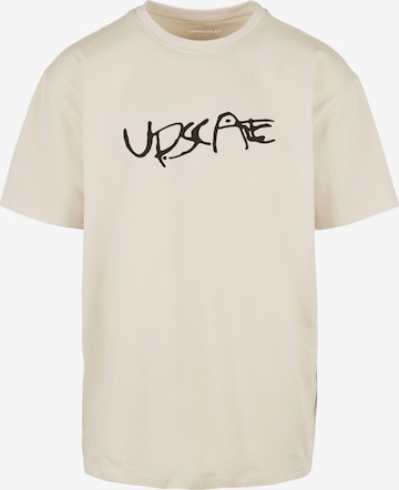 MT Upscale T-shirt 'Giza' i beige: framsida