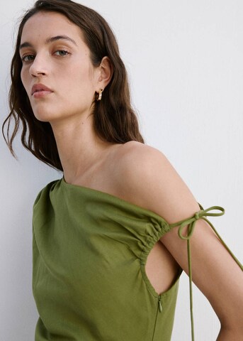 MANGO Kleid in Grün