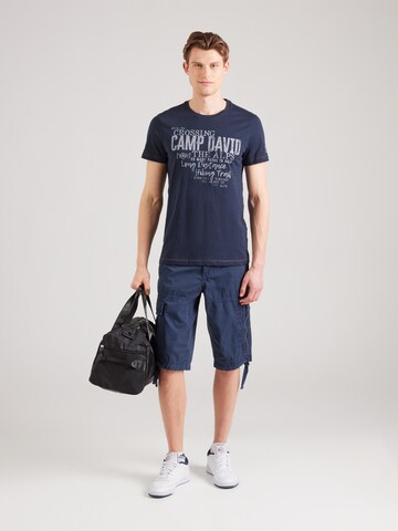 CAMP DAVID T-Shirt in Blau