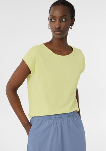 T-shirt comma casual identity en vert : devant