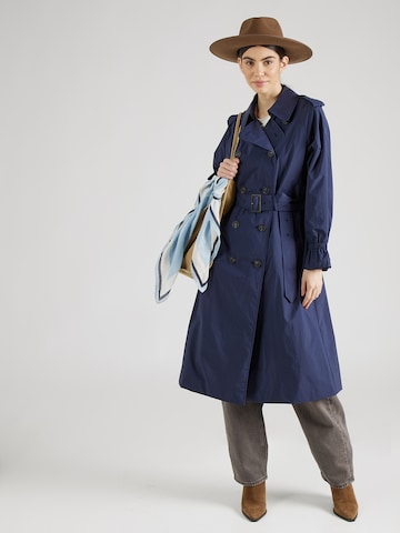 SAVE THE DUCK Between-Seasons Coat 'EMBER' in Blue