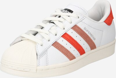 ADIDAS ORIGINALS Sneaker 'Superstar' in creme / chamois / orangerot / weiß, Produktansicht